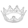 thumbnail image 1 of Tiaras Artificiales De La Hairband Para El Accesorio Del cabellero Del Acontecimiento Del Festival De La De Cumpleaños De Plata Gloria tiara nupcial de cristal, 1 of 6