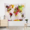 thumbnail image 1 of Tapestry World Map, diseño de anime y manga, 100 x 150 cm, poliéster, 1 of 1