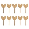 thumbnail image 1 of Garden Signs, 10 Pcs Plant Labels 3 Shapes  For Vegetables For Seeds Leaf Shape, 1 of 8