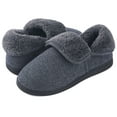 thumbnail image 4 of VONMAY Men's Fuzzy Slippers Boots Memory Foam Booties Comfy House Shoes Indoor Outdoor, 4 of 5