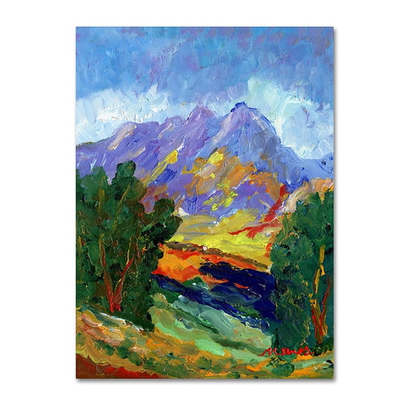 Trademark Fine Art "Autumn Amber California North" Canvas Art by Manor Shadian