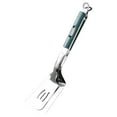 thumbnail image 2 of 11.42-inch Anti-Scald Serrated Spatula Tongs Multi-Functional Stainless Steel Cooking Tongs, Suitable For Flipping Steaks Fish Bread Burgers Barbecue Pancakes Pies And Pizza(Green), 2 of 9
