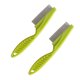 thumbnail image 1 of Greeniant 2 unids/set elegante y cómodo agarre profesional peine para pulgas para mascotas peine para animales fácil de quitar Suministros para perros fruta verde l, 1 of 6