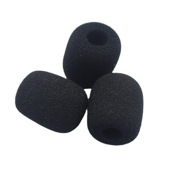 6PCS LittleBee Speaker Sponge Cover For Headworn Microphone Cover Earphone Cotton Dust Proof And Washable