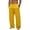 Yellow, variant on Hsovts Mens Open Cuff Wide Leg Sweatpants, Elastic Drawstring Waist Loose Fit Trousers with Side Pockets Casual Outdoor Wear Red 3xL