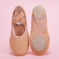thumbnail image 5 of TFEOQRY Ballet Shoes for Girls Soft Sole Non Slip Elastic Straps Canvas Dance Slippers, 5 of 9