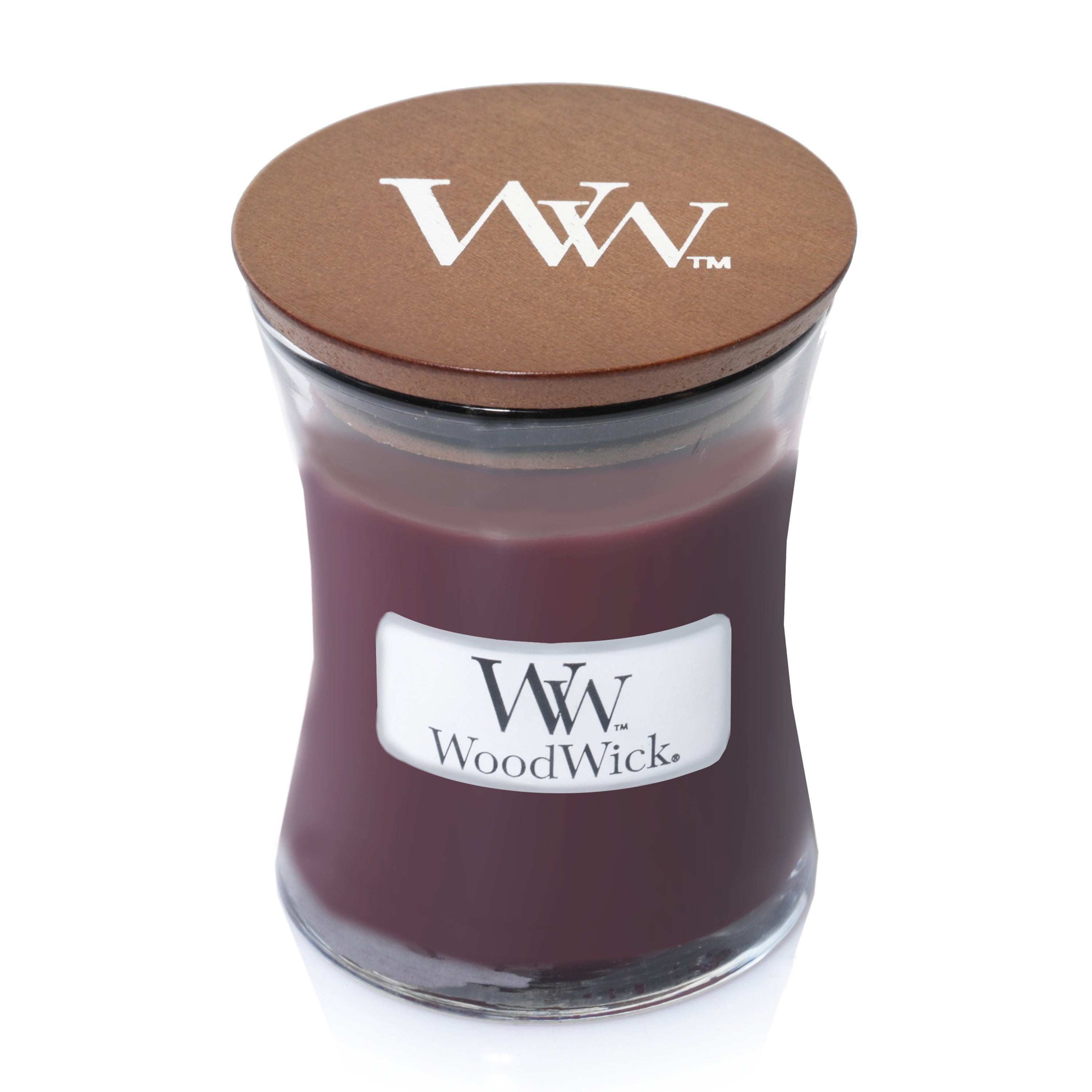 WoodWick Mini Hourglass Candle, Black Cherry