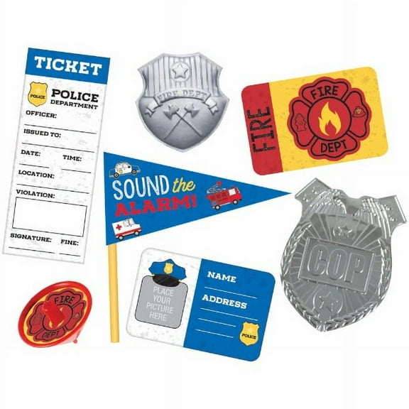 Rescue Vehicles 'First Responders' Mega Mix Favor Pack (48pc)