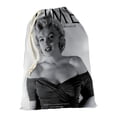 thumbnail image 4 of Marilyn Monroe Bolsa de regalo con cierre de cinta navideño para decoración de Navidad,50cm×76 cm., 4 of 6