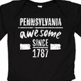 thumbnail image 4 of Inktastic Pennsylvania Awesome Since 1787 Boys or Girls Long Sleeve Baby Bodysuit, 4 of 5