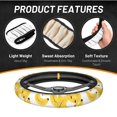 thumbnail image 2 of XMXT Cute Banana Background Steering Wheel Cover, Elastic Non-Slip Universal Fit Car Decor Accessories Protector for Auto SUV Trucks, 2 of 8