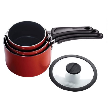 Tramontina Nesting 6 Pc Non-stick Cookware Set - Red - 80156/065DS