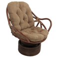 thumbnail image 1 of 48-inch by 24-inch Solid Micro Suede Swivel Rocker Cushion - Java, 1 of 1