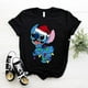 thumbnail image 3 of Camiseta divertida de Navidad Kawaii Lilo Stitch para mujer, camiseta de manga linda de Stitch, camiseta gráfica Y2k, camisetas de calle, camisetas para mujer, 3 of 5
