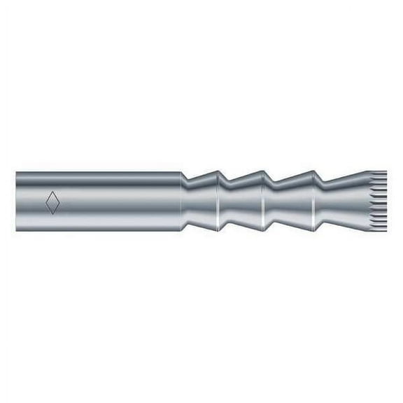 Short Drop-In Anchor, 3/8 in Dia, 2-3/4" L, Steel Zinc Plated