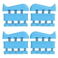 thumbnail image 2 of Entrenador De Fuerza De Agarre De Dedo, Resorte Bidireccional 3LB Azul Claro Fortalecedor De Dedo Ergonómico 4 Piezas Para Escalada En Roca, 2 of 7