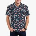 thumbnail image 1 of Fotbe Cherry Blossoms Camiseta Polo de Golf para Hombre con Estampado – Camisa Deportiva Transpirable con Cuello Abotonado-X-Large, 1 of 6