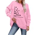 thumbnail image 4 of Enjoytime Valentine's Day Sweatshirt for Women Plus Size Letter Print Long Sleeve Drop Shoulder Pullover Comfy Dailywear Streetwear Womens Crewneck Sweatshirts Clothing Trendy 2024 on Clearance, 4 of 4
