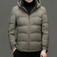thumbnail image 5 of Abrigos de plumón de seda de leche nuevos de lujo con relleno de pato corto para hombre, ropa de diseñador para hombre, chaquetas acolchadas ligeras, abrigo de invierno frío, 5 of 5