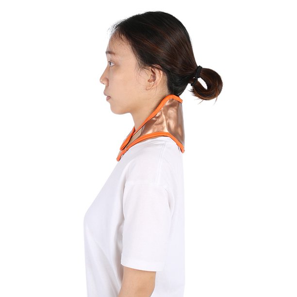 Masaje de Cuello de Calefacción Eléctrico USB Soporte Correa Protectora Cervical Cinturón de Cuello Ajustable para Ayudar a calmar el Dolor y relajar los músculos tensos y tens Saludable Fugacal NO