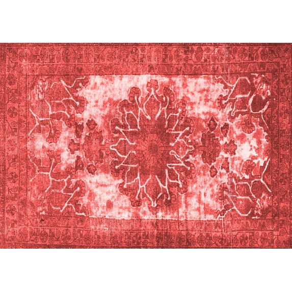 Ahgly Company Indoor Rectangle Persian Red Traditional Area Rugs, 4' x 6'