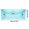 thumbnail image 2 of Sparkling Transparent Colored Pencil Case | Fashionable PVC Pen Storage Organizer | Glossy Finish | Multiple Colors | Secure Snap Closure | Lightweight Portable Design | 19.5 x 8.5cm, 2 of 2