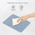thumbnail image 3 of Small 10.6"x8.2" Dual-Sided Mouse Mat Waterproof PU Leather for Home Office, 3 of 7