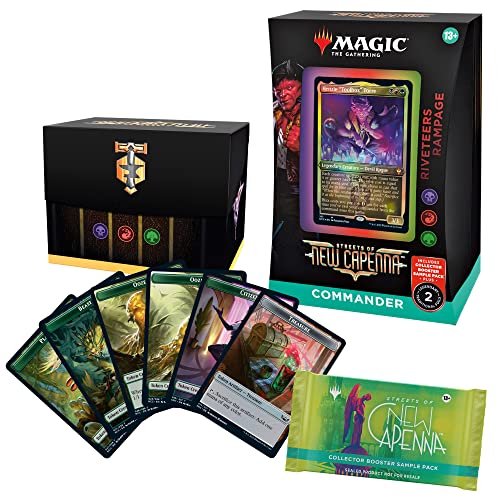 Magic: The Gathering Streets of New Capenna Commander Deck — Riveteers Rampage + Paquete d Magic The Gathering Magic The Gathering