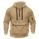 thumbnail image 3 of MHFRRA Sudaderas y Sudaderas para Hombre para Uso Diario, Holgadas, con Cremallera y Múltiples Bolsillos para Otoño E Invierno, conjuntos de Fin de Semana Cómodos y Elegantes Caqui, 3 of 3
