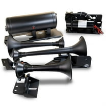 Kleinn RAMHD-734 Train Horn and Onboard Air System for RAM 2500 RAM 3500 2014-2021, Black
