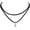 3, variant on Layered Black Choker Necklace, Glass Teardrop Chocker Necklace, Black Choker, Gothic Choker, Goth Choker, Boho Choker, Jewelry Gift For Women