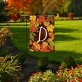 thumbnail image 4 of Briarwood Lane Fall Leaves Monogram Letter D Garden Flag, 4 of 4