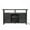 Antique Black, variant on StorageWorks Farmhouse Corner TV Stand for TVs up to 60", Entertainment Center with Sliding Barn Doors and Storage Cabinets, Antique Black