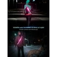 thumbnail image 2 of Cinturón reflectante LED para caminar, luz de seguridad para caminantes nocturnos, equipo reflectante recargable para correr., 2 of 5