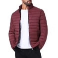 thumbnail image 4 of CHAQUETA PUFFER CON CREMALLERA Y CUELLO ALTO PARA HOMBRE INSPIRADA EN CHIC, COLOR BURDEOS, TAMAÑO 2XL, 4 of 6