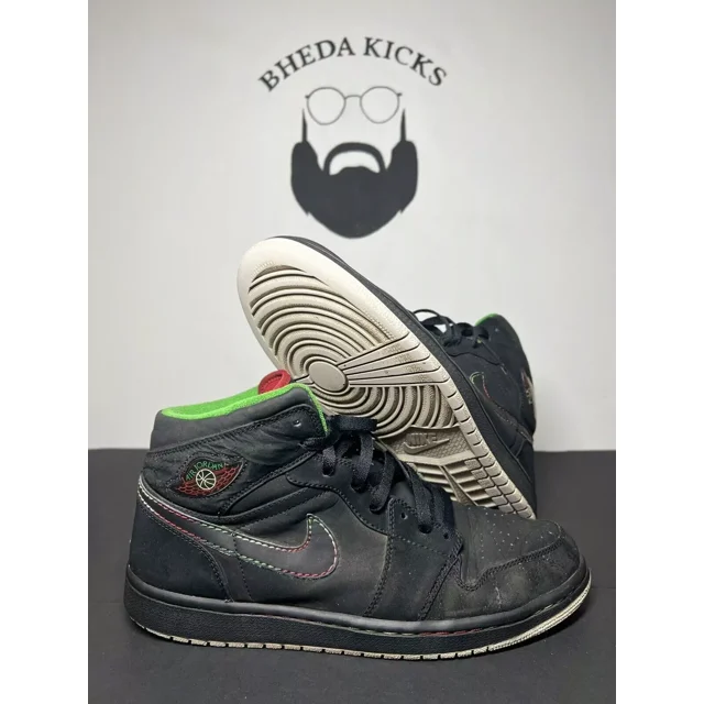 Ni - ke Air Jordan 1 Retro ‘Cinco De Mayo’ 136065 014 Black/White-Varsity Red Size 12 OG