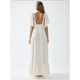 thumbnail image 2 of Textured V-Neck A-Form Maxi Dress, 2 of 6