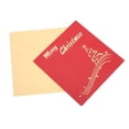 thumbnail image 1 of Greeting Card, Three Dimensional Structure Christmas Card With Envelope For Decoration For Gift Red 3D Christmas Tree, 1 of 8