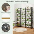 thumbnail image 6 of Gymax 5-tier Industrial Bookshelf Heavy-duty Metal Frame Bookcases w/ 14 Open Shelves, 6 of 10