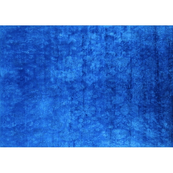Ahgly Company Indoor Rectangle Oriental Light Blue Industrial Area Rugs, 2' x 3'