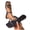Black, variant on Losmtrace Womens Square Toe Polka Dot Slide Sandals Flat Slip On Casual Shoes Lightweight Summer Beach Walking Slippers Black 5.5(36)