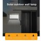 thumbnail image 3 of 2025 Solar Wall Lamp Motion Sensor Wall Lights Outdoor Waterproof Courtyard Lamp Garden Lamp 3 Light Modes for Porch Patio Yard Doorway Fence, 3 of 5