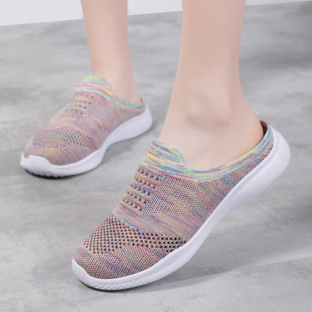 

Women s Shoes Sports Flying Woven Breathable Mesh Hollow Out Fashion Casual Slippers Sandals