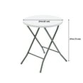 thumbnail image 7 of Mainstays 24 inch Round Folding Bistro Table, White, 7 of 7