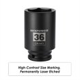 thumbnail image 5 of Dado de impacto profundo MIXPOWER de 36 mm para llave de 1/2" CR-MO, 5 of 5