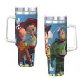 thumbnail image 3 of Taza de hielo Toy Story de 40 oz con asa, taza aislada duradera que mantiene las bebidas calientes o frías, para deportes al aire libre, fitness, gran capacidad, talla única., 3 of 8