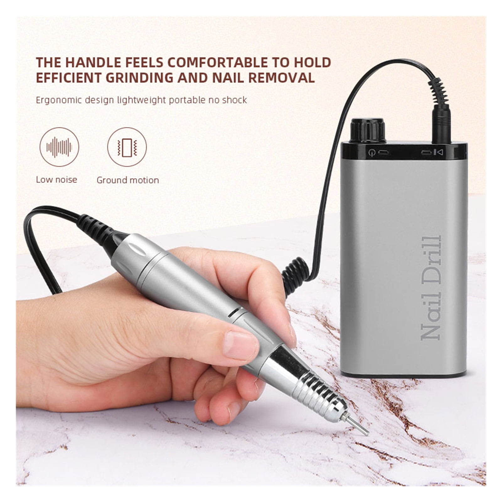 35000RPM Electric Nail Drill Machine For Manicure, Milling Cutter Set For Gel Polishing, Nail Drill Pen Salon Nail Equipment ,Low Noise