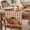 Orange, Brown, White, variant on Harvest Pumpkins Fall Table Runner - 72 Inch Long Farmhouse Maple Leaves Thanksgiving Cotton and Linen Blended Dress Scarves Farmhouse Table Runner for Kitchen Dining, Coffee Table, 13" x 72"