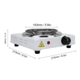 thumbnail image 4 of Mini Electric Stove, Mini Electric Stove Convenient  For Boiling Coffee Tea For Soup Porridge/hot Pot, 4 of 8