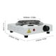 thumbnail image 1 of Quemador De Bobina Eléctrica, Quemador Caliente Eléctrico De 1000 W, Mini Estufa Eléctrica Portátil Para El Hogar, Placa De Calentamiento Para Café, Té, Blanco, 1 of 8